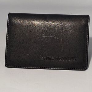 Jones New York Black Small Leather Wallet New